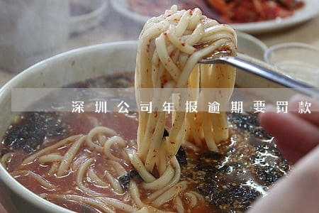 深圳公司年报逾期要罚款