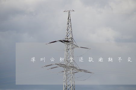 深圳公积金还款逾期不交 深圳公积金还款逾期不交