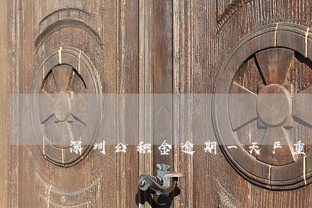 深圳公积金逾期一天严重吗 深圳公积金逾期一天严重吗