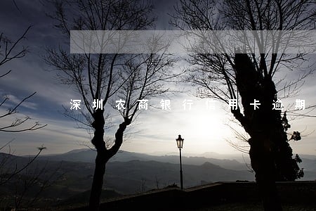深圳农商银行信用卡逾期两年 深圳农商银行信用卡逾期两年