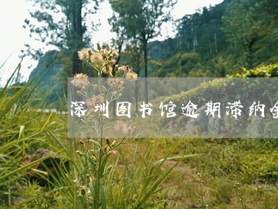 深圳图书馆逾期滞纳金如何收取 深圳图书馆逾期滞纳金如何收取