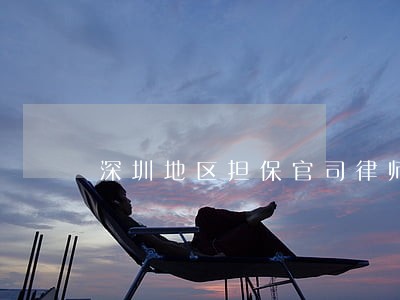 深圳地区担保官司律师代理费 深圳地区担保官司律师代理费