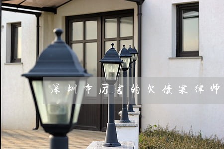 深圳市厉害的欠债案律师法律咨询 深圳市厉害的欠债案律师法律咨询