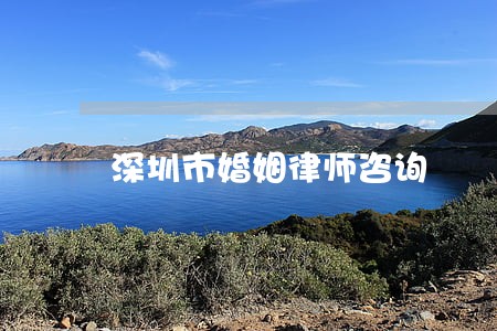 深圳市婚姻律师咨询 深圳市婚姻律师咨询