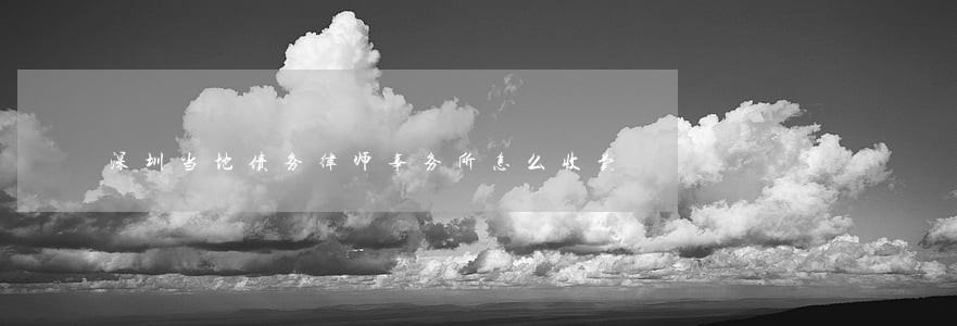 深圳当地债务律师事务所怎么收费 深圳当地债务律师事务所怎么收费