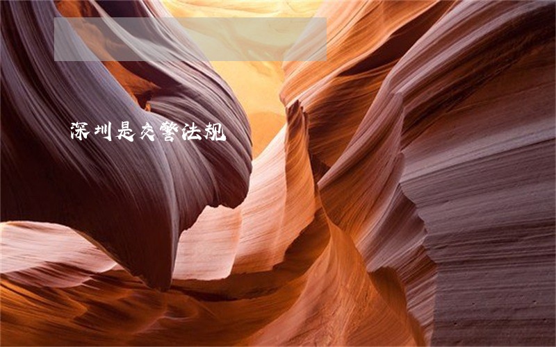 深圳是交警法规 深圳是交警法规