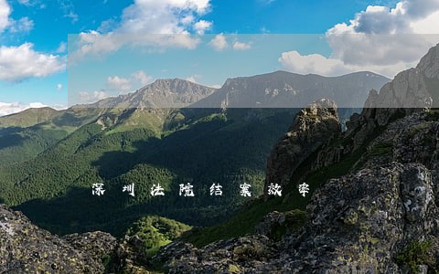 深圳法院结案效率