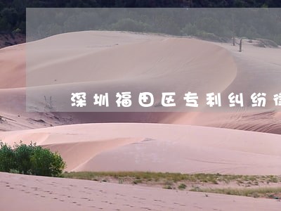 深圳福田区专利纠纷律师费用 深圳福田区专利纠纷律师费用