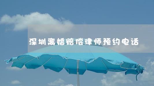 深圳离婚赔偿律师预约电话 深圳离婚赔偿律师预约电话