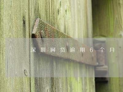 深圳网贷逾期6个月 深圳网贷逾期6个月