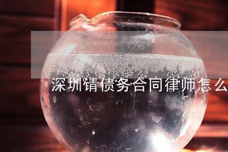 深圳请债务合同律师怎么收费 深圳请债务合同律师怎么收费