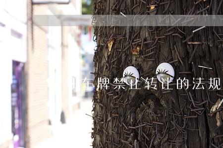 深圳车牌禁止转让的法规 深圳车牌禁止转让的法规