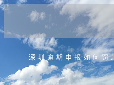 深圳逾期申报如何罚款 深圳逾期申报如何罚款