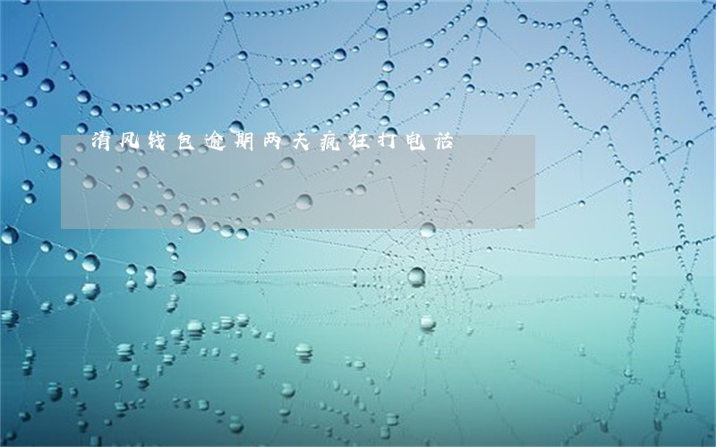 清风钱包逾期两天疯狂打电话 清风钱包逾期两天疯狂打电话