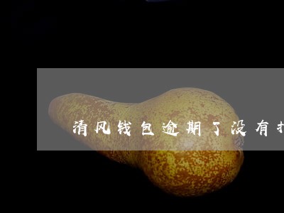 清风钱包逾期了没有打电话 清风钱包逾期了没有打电话