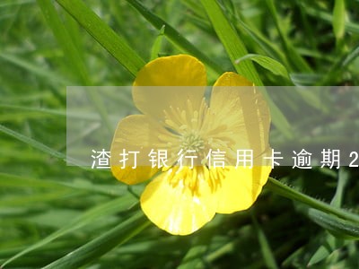 渣打银行信用卡逾期2个月 渣打银行信用卡逾期2个月