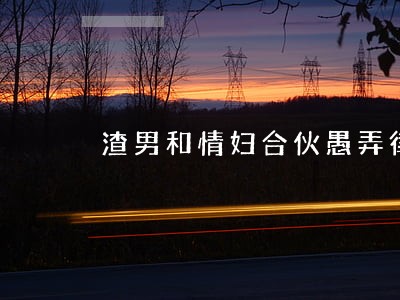 渣男和情妇合伙愚弄律师 渣男和情妇合伙愚弄律师
