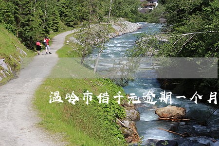 温岭市借千元逾期一个月要还十万 温岭市借千元逾期一个月要还十万