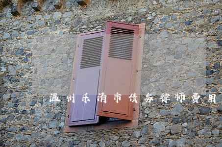 温州乐清市债务律师费用