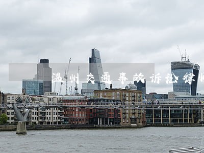 温州交通事故诉讼律师 温州交通事故诉讼律师