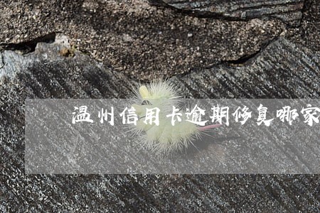 温州信用卡逾期修复哪家好 温州信用卡逾期修复哪家好