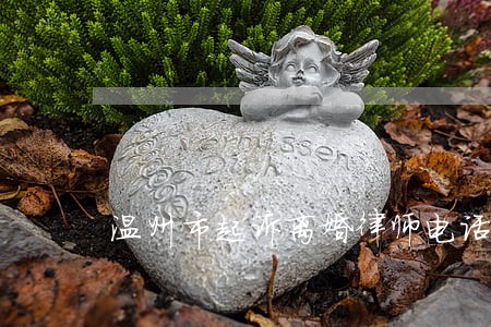 温州市起诉离婚律师电话 温州市起诉离婚律师电话