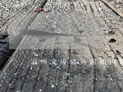温州文成债务逾期协商 温州文成债务逾期协商