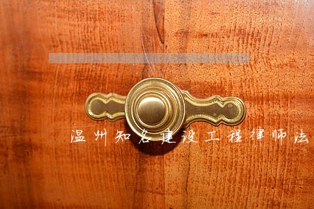 温州知名建设工程律师法律咨询 温州知名建设工程律师法律咨询