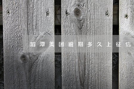 湄潭美团逾期多久上征信 湄潭美团逾期多久上征信