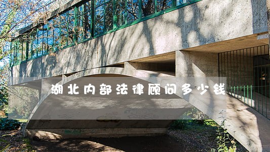 湖北内部法律顾问多少钱 湖北内部法律顾问多少钱