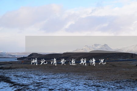 湖北消费逾期情况 湖北消费逾期情况
