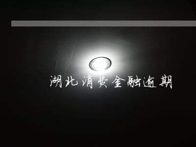湖北消费金融逾期 湖北消费金融逾期