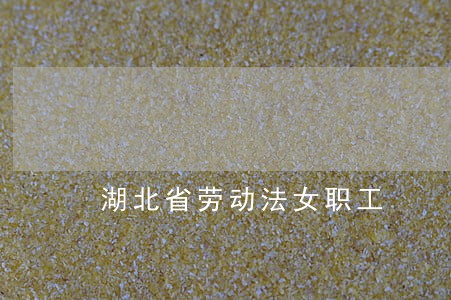 湖北省劳动法女职工 湖北省劳动法女职工