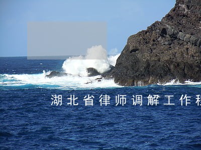 湖北省律师调解工作程序
