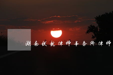 湖南伏龙律师事务所律师 湖南伏龙律师事务所律师