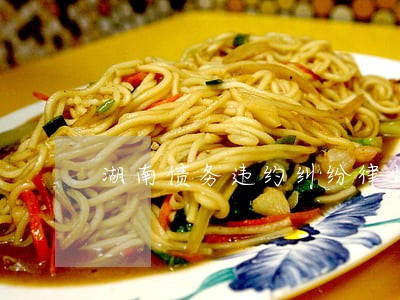 湖南债务违约纠纷律师多少钱