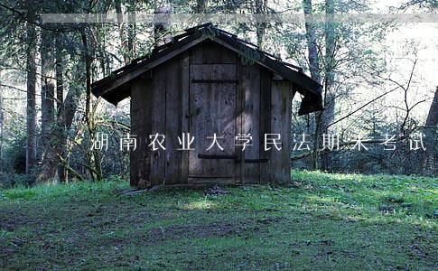 湖南农业大学民法期末考试 湖南农业大学民法期末考试