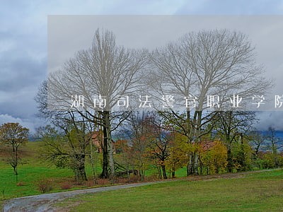 湖南司法警官职业学院学生要求