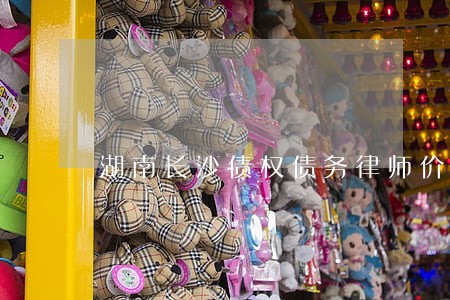 湖南长沙债权债务律师价格 湖南长沙债权债务律师价格