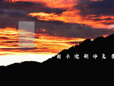湖州信用卡逾期修复费用 湖州信用卡逾期修复费用