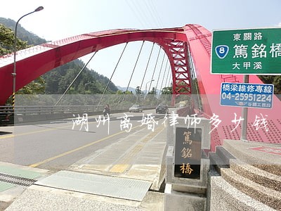 湖州离婚律师多少钱 湖州离婚律师多少钱