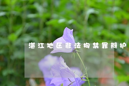 湛江地区非法拘禁罪辩护律师收费 湛江地区非法拘禁罪辩护律师收费
