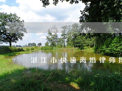 湛江市快速离婚律师排行 湛江市快速离婚律师排行