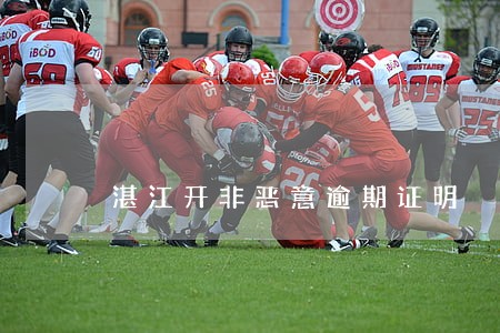 湛江开非恶意逾期证明 湛江开非恶意逾期证明