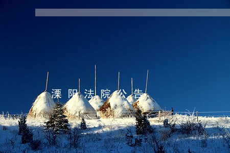 溧阳法院公告