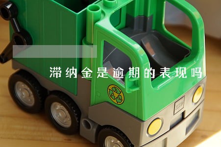 滞纳金是逾期的表现吗 滞纳金是逾期的表现吗