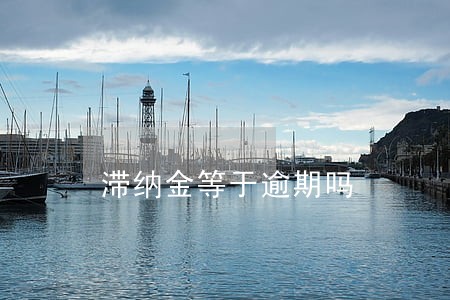 滞纳金等于逾期吗 滞纳金等于逾期吗