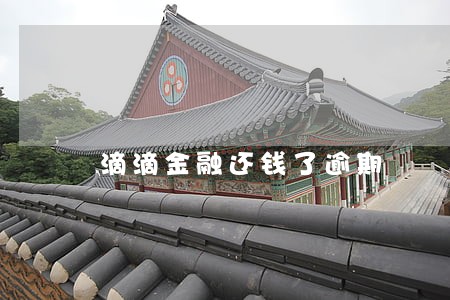 滴滴金融还钱了逾期