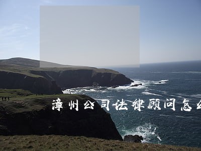 漳州公司法律顾问怎么找 漳州公司法律顾问怎么找