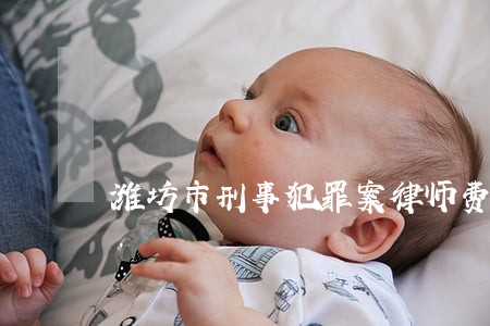 潍坊市刑事犯罪案律师费用标准 潍坊市刑事犯罪案律师费用标准